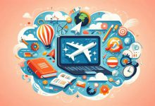 هواپیما در نمایشگر لپ تاپ