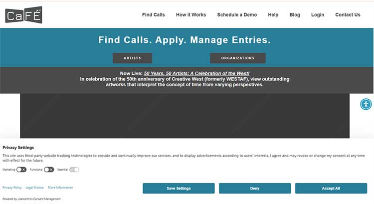 سایت CaFÉ (Call for Entry)