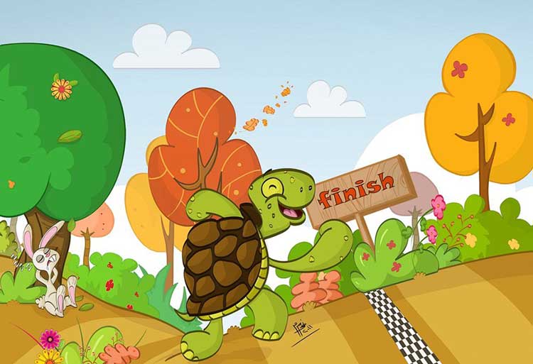 لاک‌پشت و مسابقه سرعت